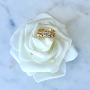 18K Gold Plated Stainless Steel Boho Ring. Elegant everyday wear.